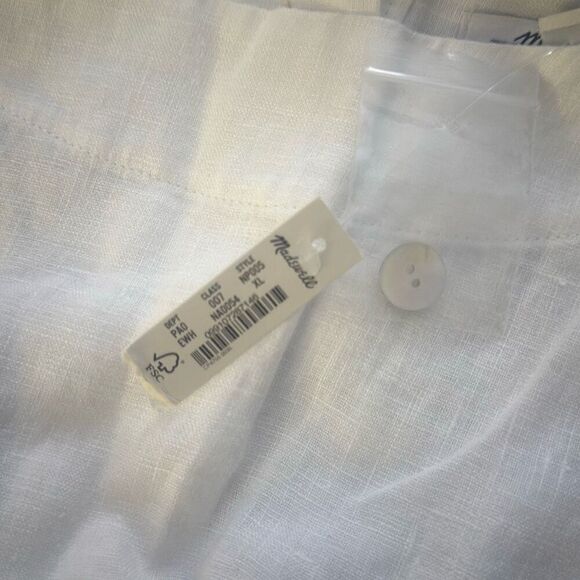 $78 Madewell Bateau-Neck Tank in 100% Linen size XL m3 - Picture 6 of 6